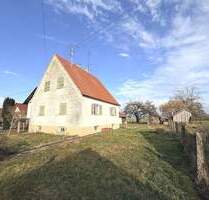 *** Abriss-Gelegenheit mit Weitblick: Grundstück in ruhiger Ortsrandlage in Hasberg *** - Kirchheim in Schwaben / Hasberg