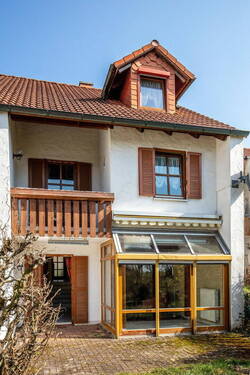 Rückseite vom Garten aus - 4 Zimmer Reihenmittelhaus in Großheirath