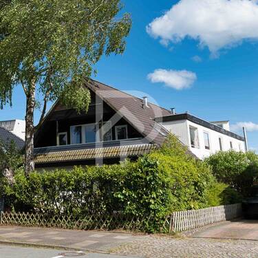 HausansichtFrontStraße - 2 Zimmer Etagenwohnung in Flensburg