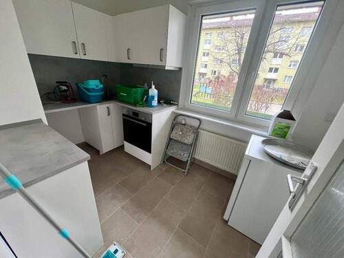 Küche - 1 Zimmer Etagenwohnung zur Miete in Frankfurt am Main