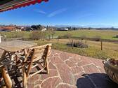 Terrasse mit Außenkamin - 