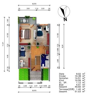 Obergeschoss - 
