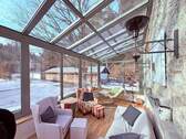 Wintergarten mit Fußbodenheizung - 