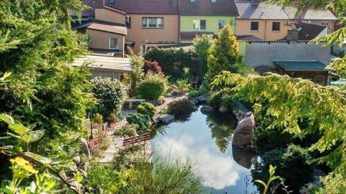 Blick vom Ende des Gartens - 