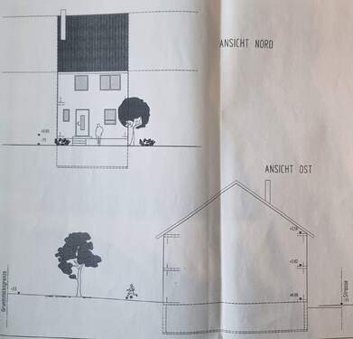 Seitenansicht Nord & Ost - 4 Zimmer Reihenmittelhaus in Bad Schönborn