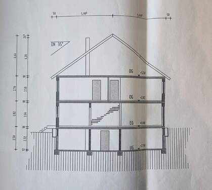 Querschnitt - Reihenmittelhaus mit 111,00 m&sup2; in Bad Schönborn zum Kaufen