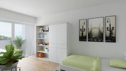 Kinder-, Gäste-, Arbeitszimmer - Visualisierung - Etagenwohnung in Radolfzell am Bodensee zum Kaufen