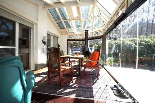 Wintergarten 1 mit Kaminofen - 