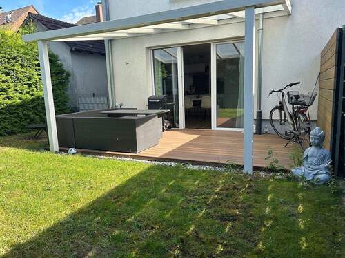 Terrasse und Garten - 2 Zimmer Etagenwohnung zum Kaufen in Rheinstetten