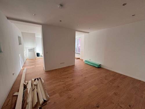 Schlafzimmer - Etagenwohnung mit 63,00 m&sup2; in Frankfurt am Main zur Miete