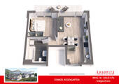 WHG-18_3D Grundriss - 2 Zimmer Terrassenwohnung in Garmisch-Partenkirchen