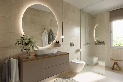 Badezimmer - 3 Zimmer Etagenwohnung zum Kaufen in München