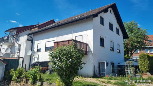 Südansicht mit Balkon - 3 Zimmer Etagenwohnung zum Kaufen in Eppingen / Richen
