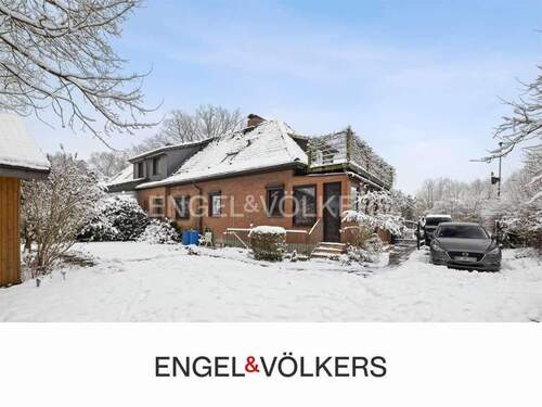 Rückansicht - Großzügige Doppelhaushälte auf 1.677 m² Grundstück - viel Platz für Ihre Wohnideen in Lütjensee