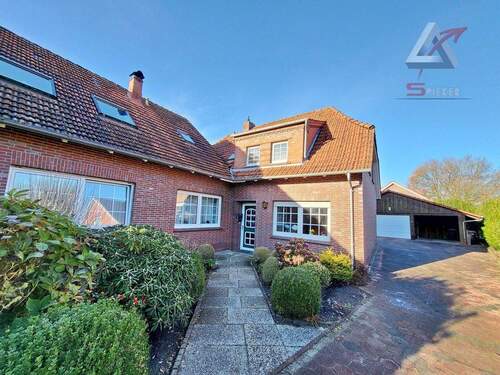 Frontansicht - gemütliche Obergeschosswohnung in Remels