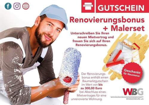 Bild 1 - WBG - 3 Zimmer, modernes Wohlfühlbad u. Balkon!