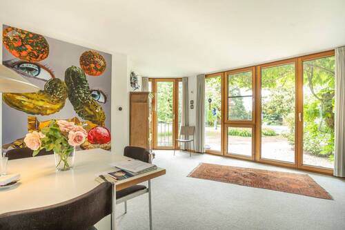 Blick vom Essbereich im EG in den Garten - 