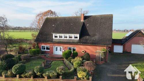 Frontansicht - Zweifamilienhaus im Außenbereich von Herzlake