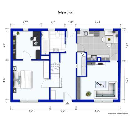 GR Erdgeschoss Möbeliert - 