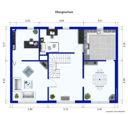 GR Obergeschoss Möbeliert - 