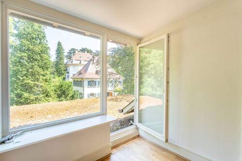 Ausblick nach Norden in der Eingangs-Diele 1. OG - 