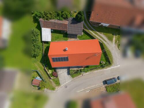Drohnenbild.jpg - 8 Zimmer Bauernhaus, Landhaus zum Kaufen in Oberroth