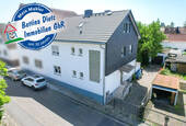 Außenansicht - DIETZ: Gut geschnittenes 2-Familienhaus mit Garten, Garage und Nebengebäude in Babenhausen Langstadt