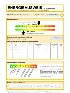 Energieausweis - 