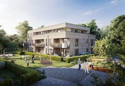 Visualisierung Hausansicht - Etagenwohnung mit 83,30 m&sup2; in Hamburg zum Kaufen