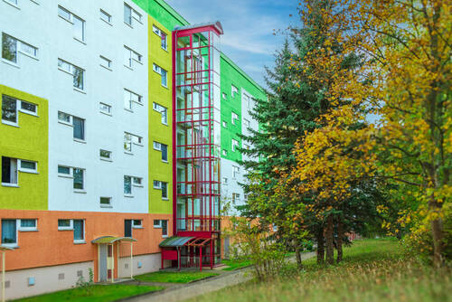 Ansicht 1 - 2 Zimmer Etagenwohnung zur Miete in Zwickau