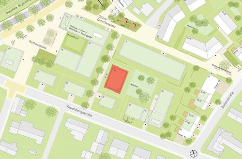 Flexhaus_Lageplan.jpg - Mehrfamilienhaus, Wohnhaus mit 238,00 m&sup2; in Bisingen zum Kaufen