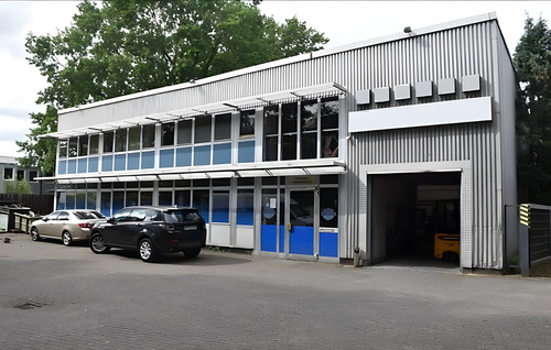 Titelbild/ Gebäudeansicht - Gewerbeimmobilie in HH-Wandsbek zu verkaufen! Halle Produktion