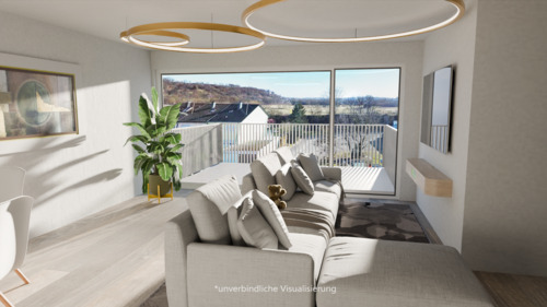 Innenvisualisierung WHG A14 - 3 Zimmer Etagenwohnung in Nürtingen