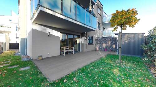 Garten - Barrierefrei ins eigene Grün - 359.000,00&nbsp;EUR Kaufpreis, ca.&nbsp; 89,00&nbsp;m&sup2;&nbsp;Wohnfl&auml;che