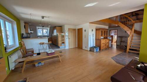 Wohn- und Essbereich - Etagenwohnung mit 137,00 m&sup2; in Friedrichshafen zum Kaufen