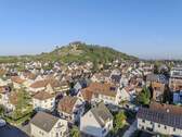 Blick auf den Hohen Asperg - 4 Zimmer Etagenwohnung zum Kaufen in Asperg