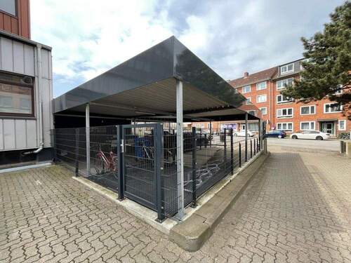 Überdachte Fahrradstellplätze - 