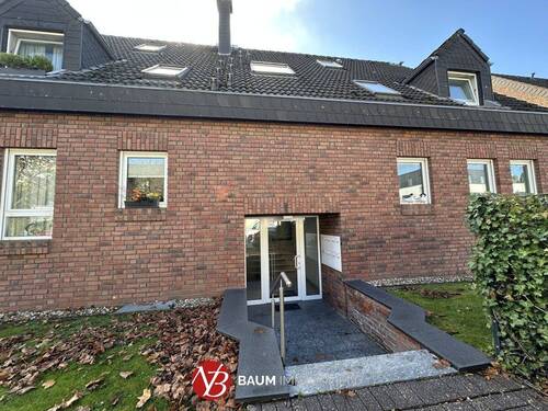 Hausansicht - Charmante 2-Zimmer-Wohnung mit EBK und traumhaftem Ausblick in beliebter Lage von Büderich