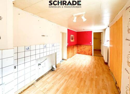 Die Küche mit hellem Sitzplatz - 