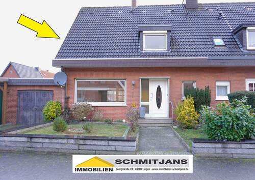 Außenansicht vorne - Handwerker aufgepasst: Doppelhaushälfte auf Erbpachtgrundstück mit Naturblick