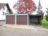Doppelgarage mit Carport - 