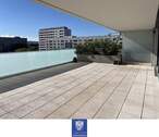 Dachterrasse - Ihr neuer Lieblingsplatz! Großer Balkon, zwei Bäder, Sauna, EBK, Fußbodenheizung!