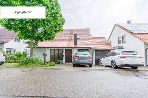 Bild 1 - Weissach-Flacht 3,5 Zimmer Whg.auf 4 Ebenen Süd-West-Hanglage 98qm Garage+Stellplatz