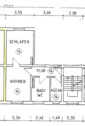 Grundriss - 2 Zimmer Etagenwohnung in Erfurt