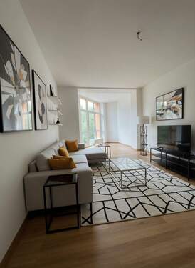 Wohnzimmer (Wohnidee) - (KI generiert) - 