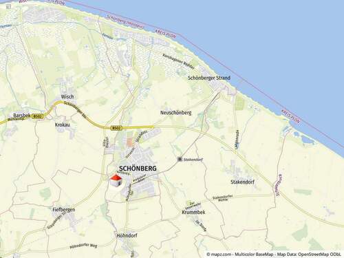 Genaue Lage - Grundstück in Schönberg (Holstein) zum Kaufen