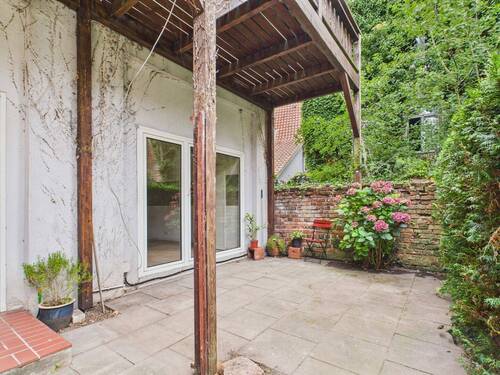 Terrasse - Etagenwohnung mit 65,00 m² in Lübeck / Innenstadt zur Miete