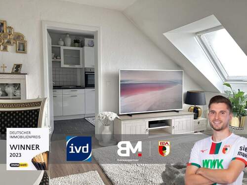 Titelbild - Zentrumsnah & begehrt - 2-Zimmer-Wohnung in Augsburg-Spickel