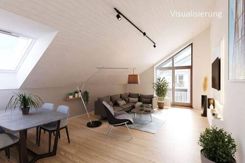 Wohnzimmer visualisiert - 