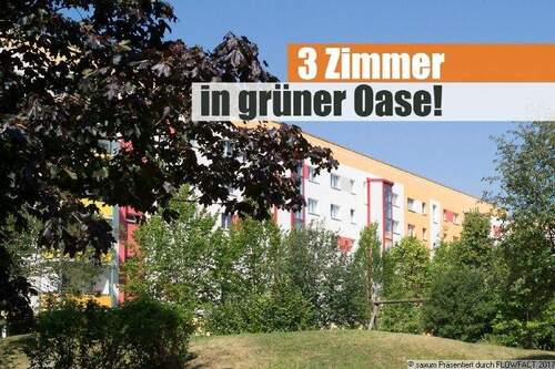 3 Zimmer in grüner Oase - Attraktive 3 Zimmer, Bad mit Wanne und Dusche und Abstellraum.
